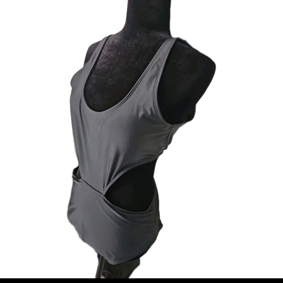 Aerie Womens Black Cut Out One Piece Full Coverage Bathing Suit XL - Picture 5 of 15